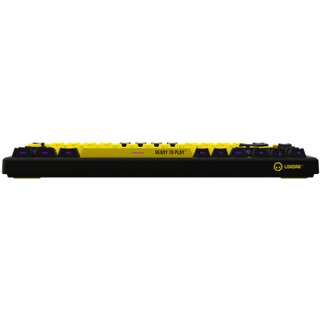 LORGAR KBP7075W, Wireless 75% Mechanical Gaming Keyboard Pro, Black/yellow, EN layout [4]