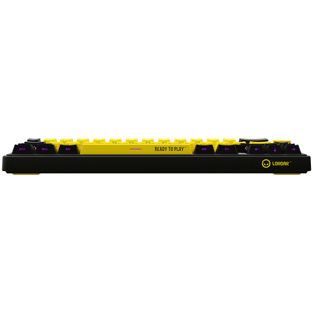 LORGAR KBP70MW, Wireless 65% Mechanical Gaming Keyboard Pro, Black/yellow, EN layout [4]