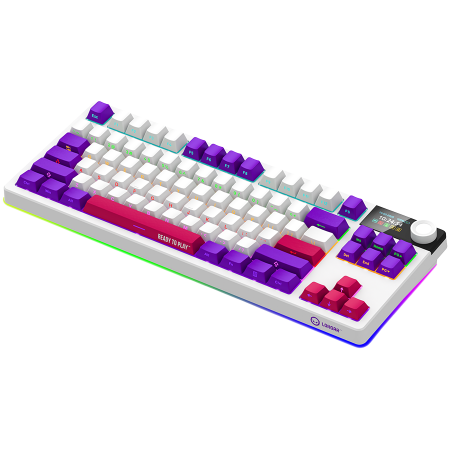 LORGAR KBP70TKLW, Wireless TKL Mechanical Gaming Keyboard Pro, White, EN layout [1]