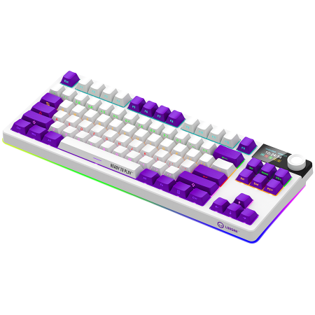 LORGAR KBP70TKLW, Wireless TKL Mechanical Gaming Keyboard Pro, White, EN layout [6]