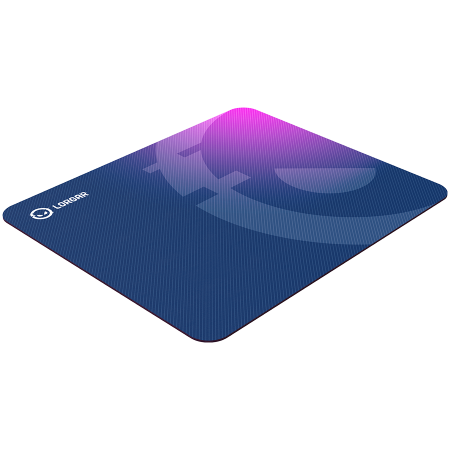 Lorgar Main 135, Gaming mouse pad, High-speed surface, Purple anti-slip rubber base, size: 500mm x 420mm x 3mm, weight 0.41kg [1]