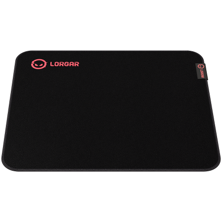 Lorgar Main 323, Gaming mouse pad, Precise control surface, Red anti-slip rubber base, size: 360mm x 300mm x 3mm, weight 0.21kg [3]