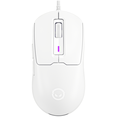 Mouse - LORGAR MSA10, Ultralight Wired Gaming Mouse Advanced, white