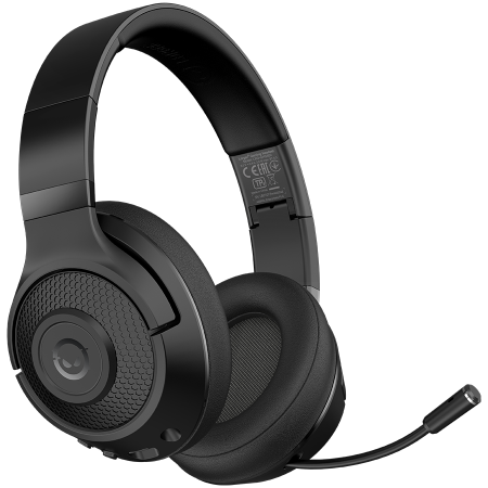 Microfoane & Casti Gaming - LORGAR Noah 500, Wireless Gaming headset with microphone, JL7006, BT 5.3, battery life up to 58 h (1000mAh), USB (C) charging cable (0.8m), 3.5 mm AUX cable (1.5m), size: 195*185*80mm, 0.24kg, black