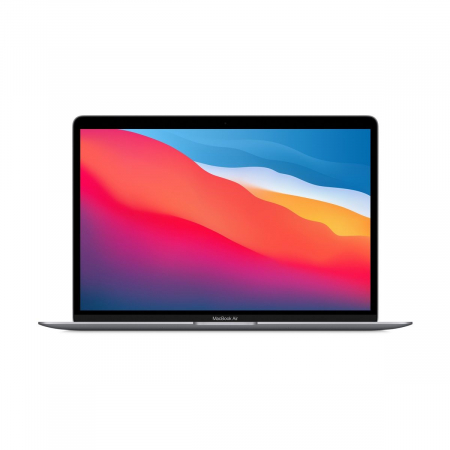 MacBook Air 13" True Tone, procesor Apple M1, 8 nuclee CPU si 7 nuclee GPU, 8GB, 256GB, Space Grey, INT KB [0]
