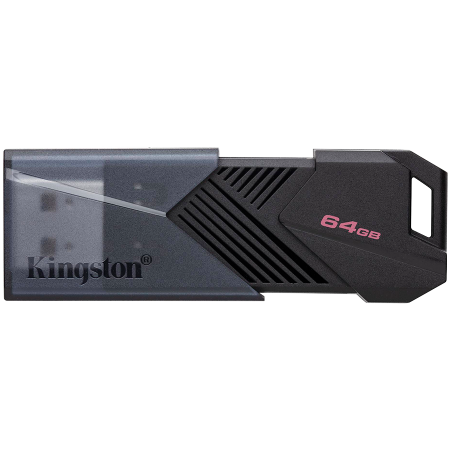 Sisteme PC & Periferice - Kingston 64GB Portable USB 3.2 Gen 1 DataTraveler Exodia Onyx, EAN: 740617332605