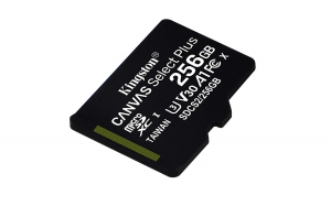Sisteme PC & Periferice - MicroSD KINGSTON SDXC 256GB (Clasa 10), "SDCS2/256GBSP"