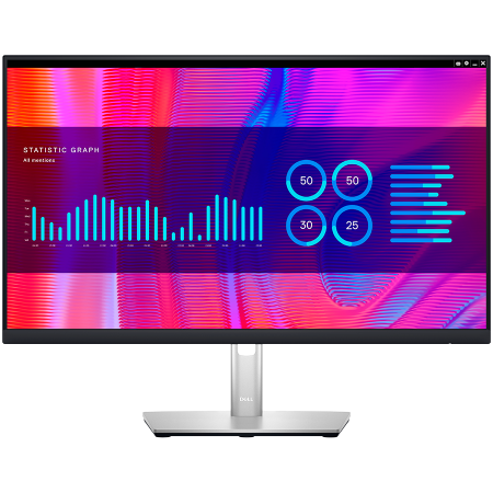 Monitoare - Monitor LED Dell Professional P2423DE 23.8", QHD, 2560x1440, IPS, Antiglare, 16:9, 1000:1, 8ms/5ms, 178/178, 2x DP, HDMI, Type-C (DP/PD), 4x USB 3.2, RJ-45, Tilt, Swivel, Pivot, Height Adjust