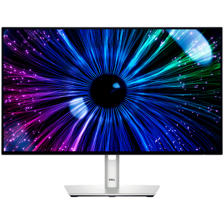 Monitoare\ Televizoare - Monitor LED Dell UltraSharp U2424HE, 23.8" 1920x1080 16:9 120Hz IPS AG sRGB 100%, 178/178, 1000:1, 250cd/m,5ms(fast)/8ms,Light Sensor,1xDP/1xHDMI/1xDP Out/2xUSB-C Up(1x90W)/1xRJ45/3xUSB3.2/1xAudio Jac