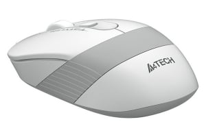 MOUSE A4TECH NB sau PC, cu fir, USB, optic, 1600 dpi, butoane/scroll 4/1, negru / alb, "FM10 White" (include TV 0.15 lei) [1]