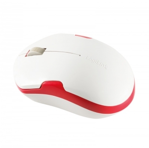 MOUSE LOGILINK wireless, 1200dpi, 3 butoane, 1 rotita scroll, white&red "ID0129" (include timbru verde 0.1 lei) [2]