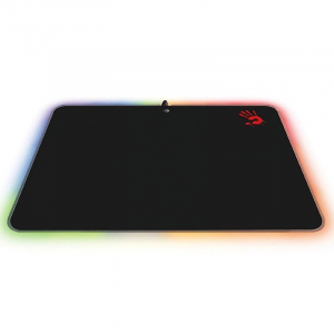 Mouse PAD A4Tech, "RGB Gaming", gaming, cu led, cauciuc si material textil, 358 x 256 x 2.6 mm, negru, "MP-50RS" [1]