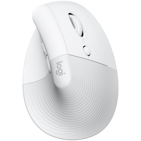 Mouse - LOGITECH Lift Bluetooth Vertical Ergonomic Mouse - OFF-WHITE/PALE GREY