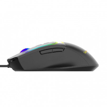 MOUSE Spacer - gaming, gaming, cu fir, USB, optic, 12.000 dpi, butoane/scroll 6/1, iluminare RGB, negru, \\"SPGM-ALIEN-PRO\\" (include TV 0.18lei) [4]