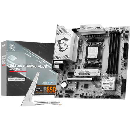 Componente PC - MSI Main Board B850M GAMING PLUS WIFI (AM5, 4x DDR5, 1xHDMI, 1xDP, 2x PCI-E x16, 1x PCI-E x1, 2x M.2, RAID, 5G LAN, Wi-Fi 7, 4x USB 2.0, 3+2x USB 5Gbps Type A, 3x USB 10Gbps Type A, 2+1x USB 10Gbps Ty