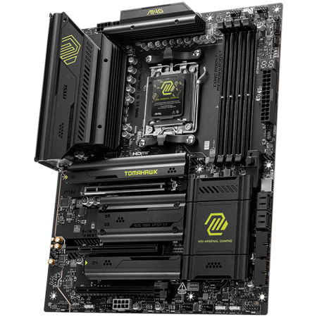 MSI Main Board MAG X870 TOMAHAWK WIFI, AM5,4xDDR5,3xPCI-Ex16,4xM.2,4xSATA3,2xUSB4,1xUSB 3.2 Gen2x2,3xUSB3.2 [1]