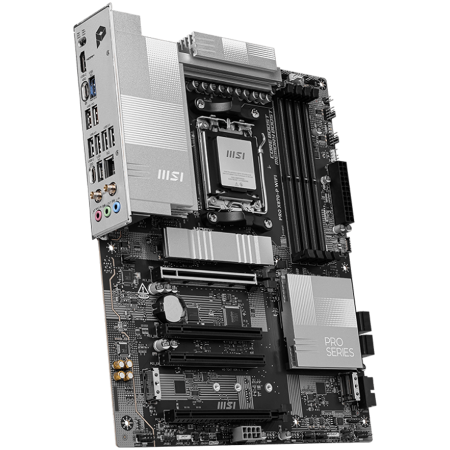 MSI Main Board PRO X870-P WIFI, X870,AM5,4xDDR5,4xPCI-Ex16,3xM.2,4xSATA3,1xUSB4,1xUSB3.2 Gen2x2,3xUSB3.2 Gen2 [1]