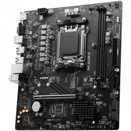 MSI MB Sc AM5 PRO A620M-B, AMD A620, 2xDDR5, 1xHDMI, 1xVGA, mATX [2]