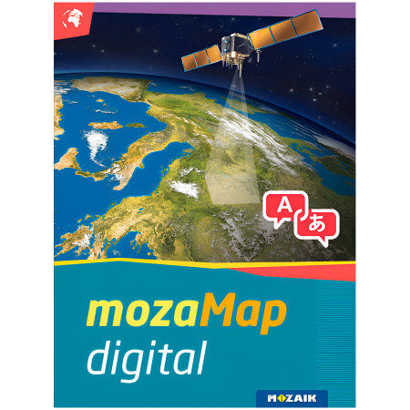 Software - Multilingual Geographical Digital Atlas - Upper Primary. 1year, 1device. 127 maps.