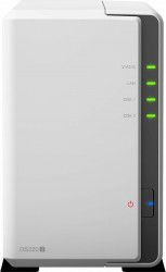 Promo - NAS Synology DiskStation DS220j 2-Bay 1 x LAN Gigabit 3 x USB 3.0 port