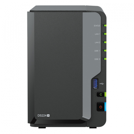 Network Attached Storage Synology DiskStation DS224+ 2GB + 2x HAT3300-8T 8TB HDD [0]