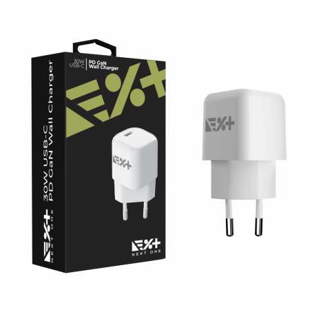 Next One 30W USB-C PD Gan Wall Charger - White [1]