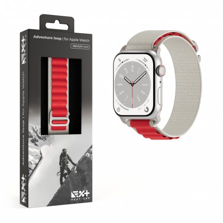 Next One Adventure Loop for Apple Watch 41mm - White/Red [5]