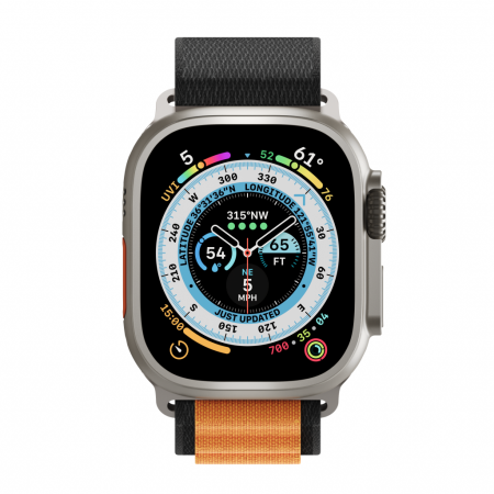 Next One Adventure Loop for Apple Watch 45/49mm - Black/Orange [3]