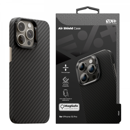 Next One Airshield Aramid fiber case for iPhone 15 Pro - Black [4]