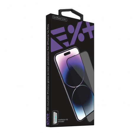 Next One All-Rounder Privacy Glass Screen Protector For iPhone 14 Pro [6]