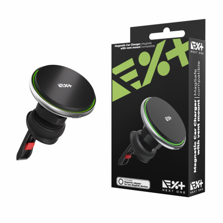 Next One Magnetic Car Charger | MagSafe compatible - Black [4]