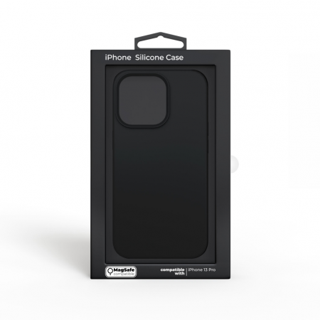 Next One MagSafe Silicone Case for iPhone 13 Pro - Black [7]