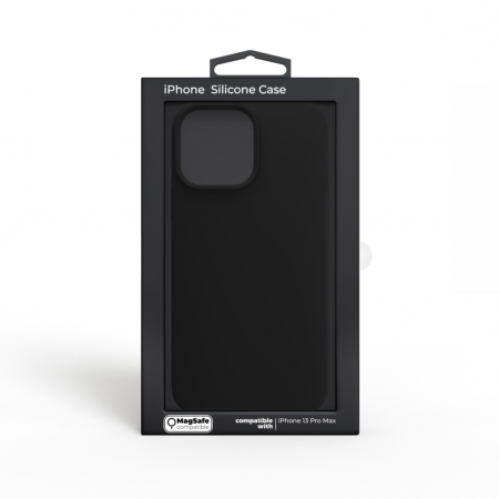 Next One MagSafe Silicone Case for iPhone 13 Pro Max - Black [6]