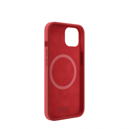 Next One MagSafe Silicone Case for iPhone 13 - Red [3]