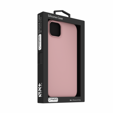 Next One MagSafe Silicone Case for iPhone 14 Plus - Ballet Pink [7]