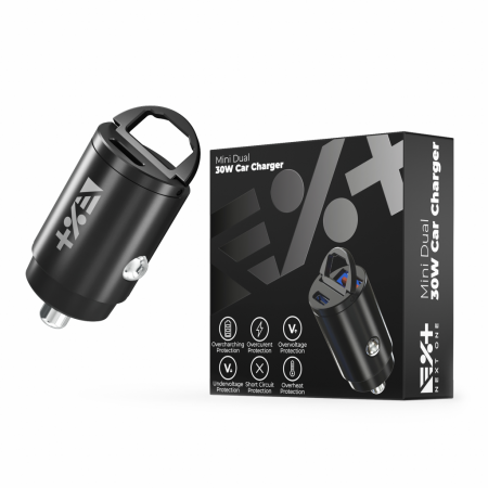 Next One Mini Dual 30W Car Charger - Black [0]