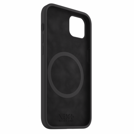 Next One Silicone Case for iPhone 15 MagSafe compatible - Black [5]
