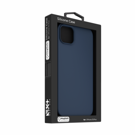 Next One Silicone Case for iPhone 15 Plus MagSafe compatible - Royal Blue [7]