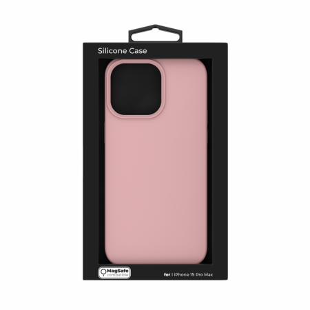 Next One Silicone Case for iPhone 15 Pro Max MagSafe compatible - Ballet Pink [6]