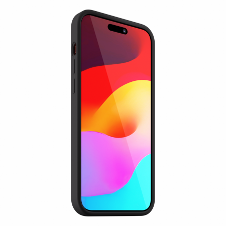 Next One Silicone Case for iPhone 15 Pro Max MagSafe compatible - Black [3]