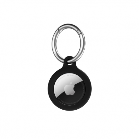 Next One Silicone Key Clip for AirTag - Black [1]