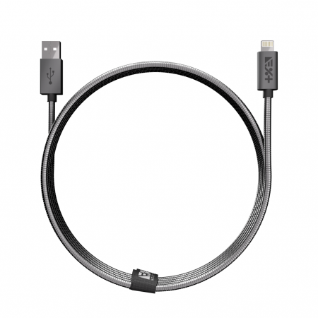 Next One USB-A to Lightning Metallic Cable 1m - Space Gray [2]