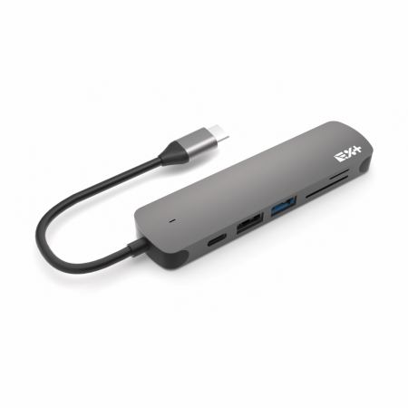 Next One USB-C Essentials Multiport Adapter - Grey [1]