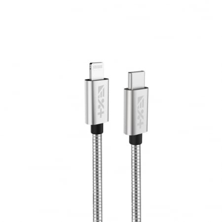 Next One USB-C to Lightning Metallic Cable 1.2m - Silver [3]