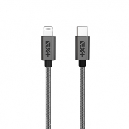 Next One USB-C to Lightning Metallic Cable 1.2m - Space Gray [0]