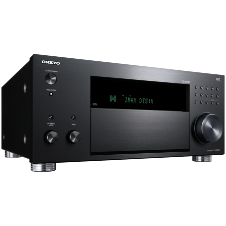 Onkyo TX-RZ50 9.2 -Channel AV Receiver, 180 W/Ch / 6 ohms, Dirac Live, THX® Certified, DTS:X, 8K/4K Ultra HD, Works with Sonos, Black [1]