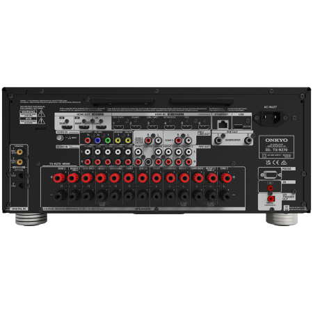 Onkyo TX-RZ70 11.2 -Channel AV Receiver, 210 W/Ch / 6 ohms, Dirac Live, THX® Certified, DTS:X, 8K/4K Ultra HD, Works with Sonos, Black [2]