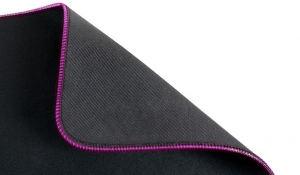 PAD RGB COOLER MASTER gaming, 370 x 270 x 3mm, cauciuc natural & tesatura, margini cusute & iluminate RGB, durabilitate crescuta, black & purple "MPA-MP750-M" [1]