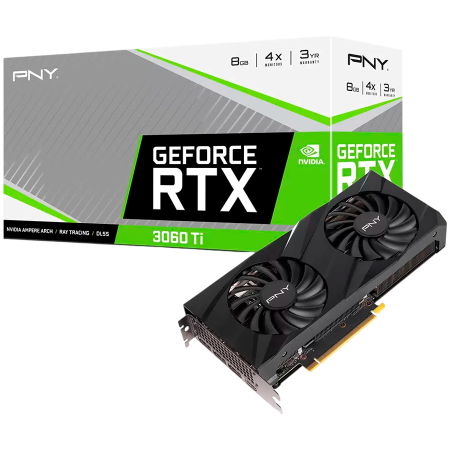 Componente PC - PNY GEFORCE RTX 3060 Ti 8GB VERTO Dual Fan LHR
