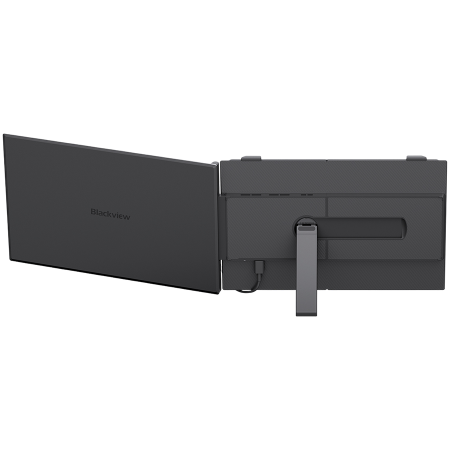 Portable monitor Blackview SCM6 Single Screen 14inch 1920x1080 16:9 LCD 60Hz IPS 178 USB-C 3.1x3 for 13-17.3 inch laptops 332x207x15.6mm Grey Black [4]